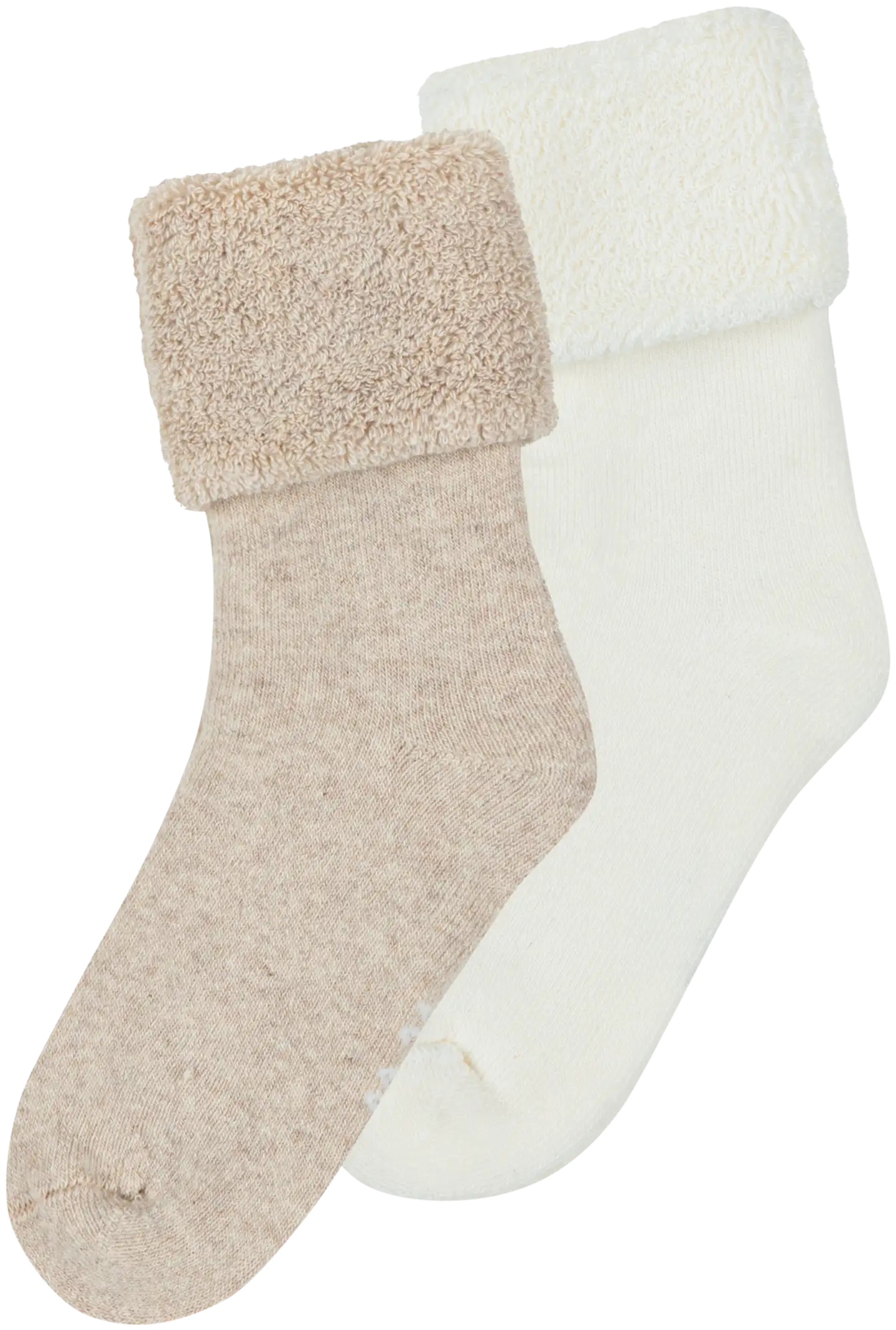 House vauvojen nilkkasukat 234H250312 2-pack - Light Beige - 1