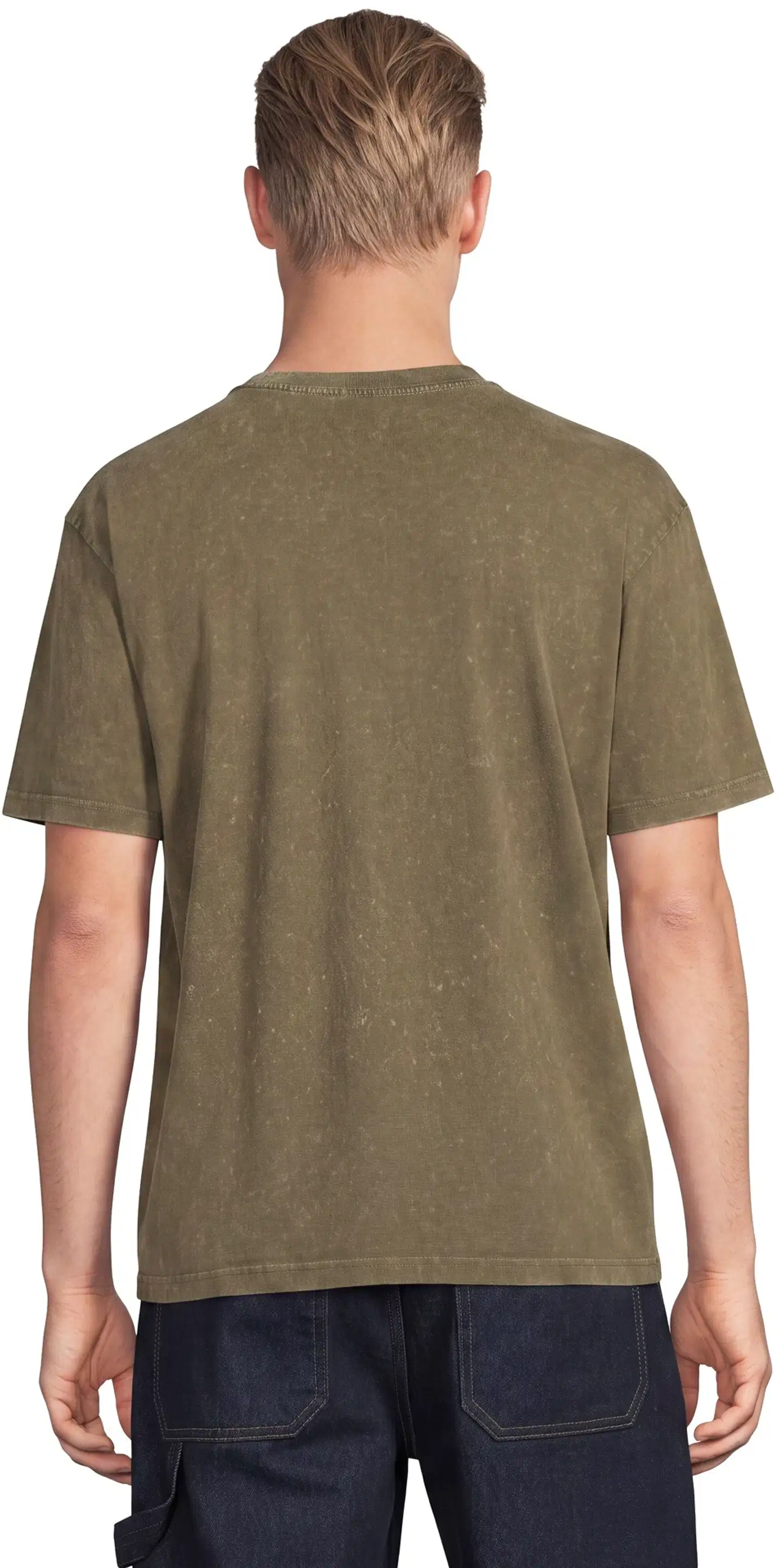 WKLY. miesten T-paita kulutuspesu, oversize 195W482406 - Beech acid - 3
