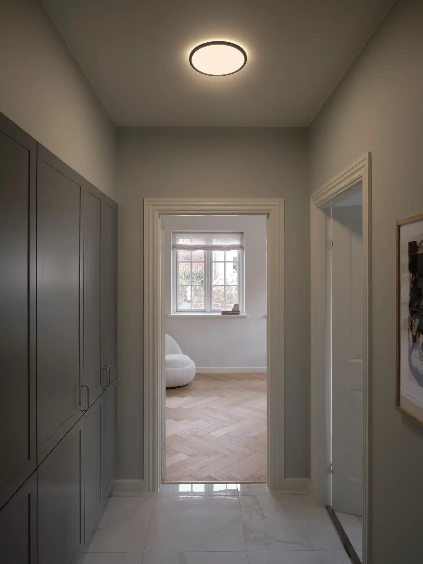 Nordlux LED-plafondi Oja 29 IP54 3000/4000K Switch musta - 4