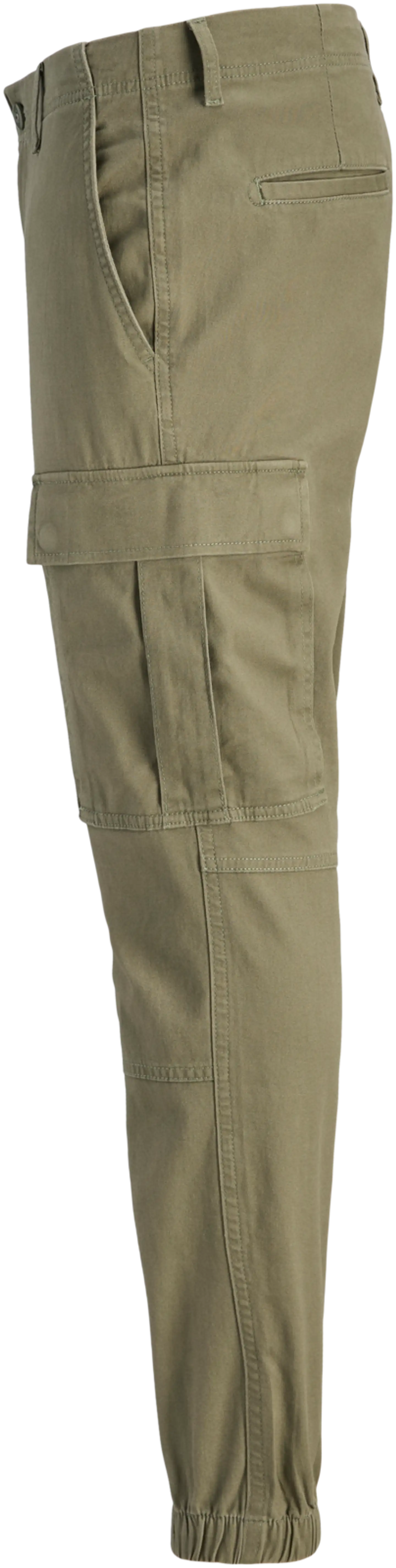 JJ Rebel miesten reisitaskuhousut JREBMICHAEL - Olive Night - 3