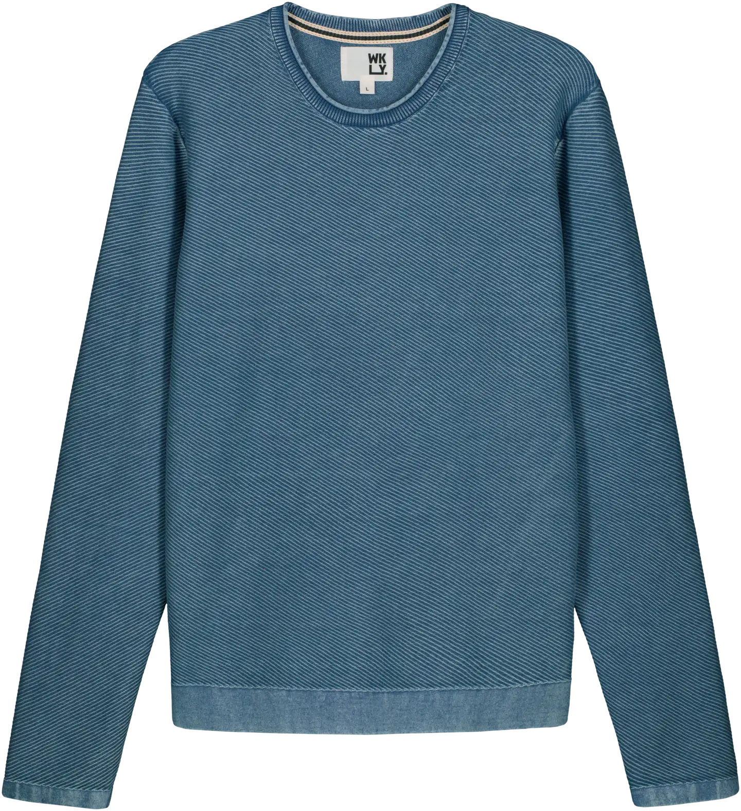 WKLY. miesten puuvillaneule 195W482403 - Greyish iceberg green - 1