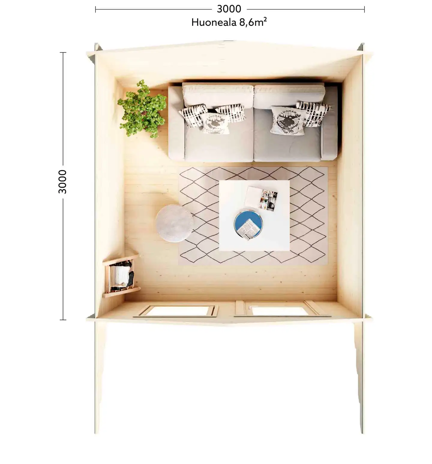 Lillevilla Pallas aitta 34mm - 2