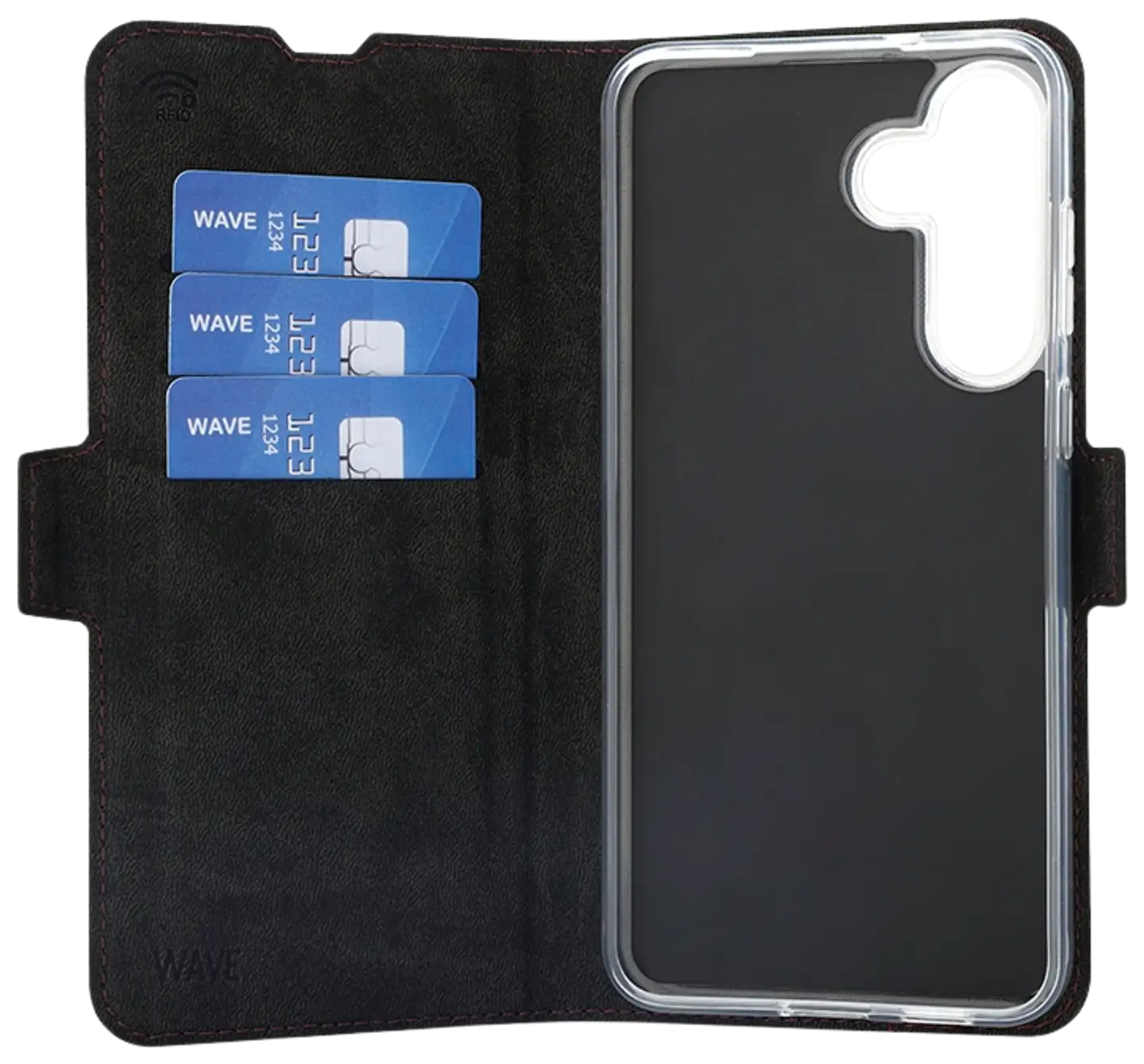 Wave Book Case, Samsung Galaxy S25 FE 5G, Smoky Sangria - 3