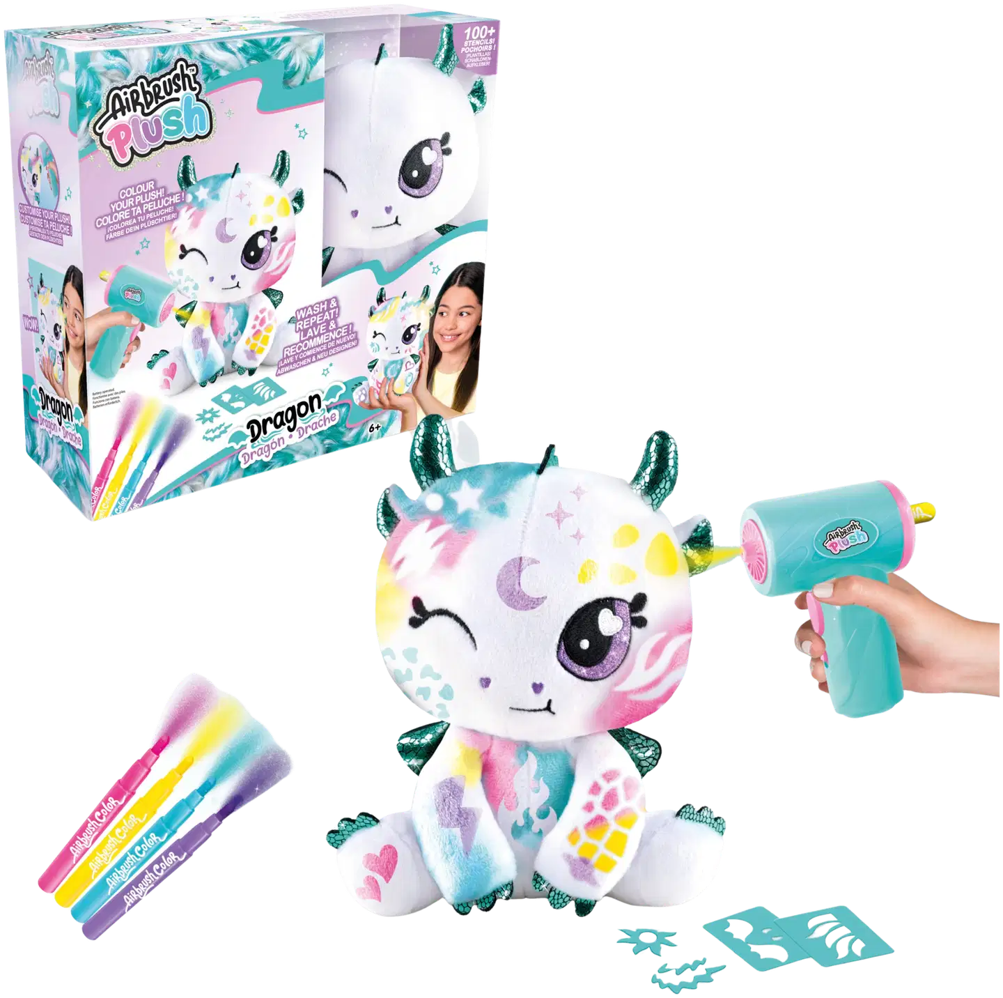 Airbrush Plush Lohikäärme pehmo - 1