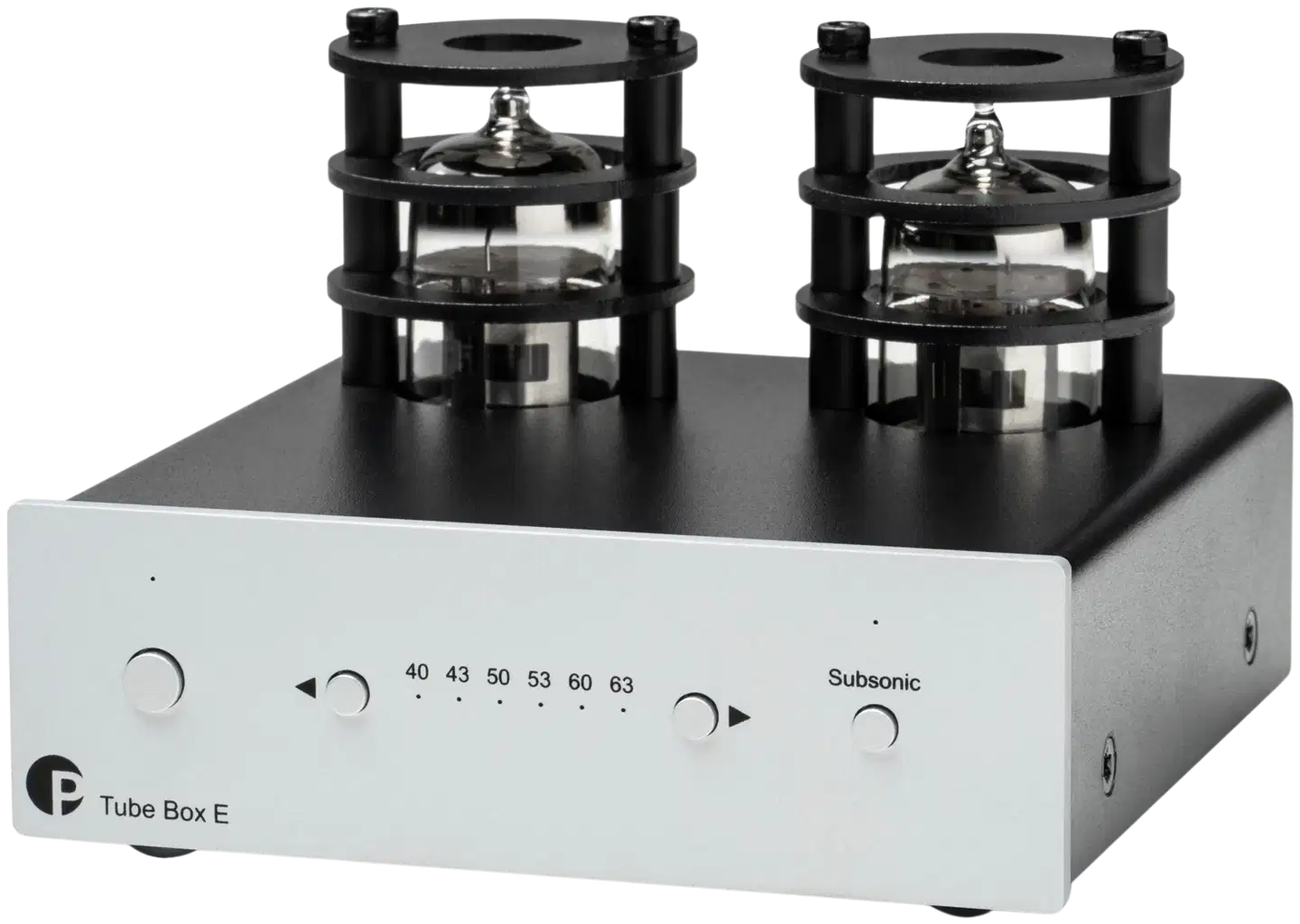 Pro-Ject Levysoitinesivahvistin Tube Box E hopea