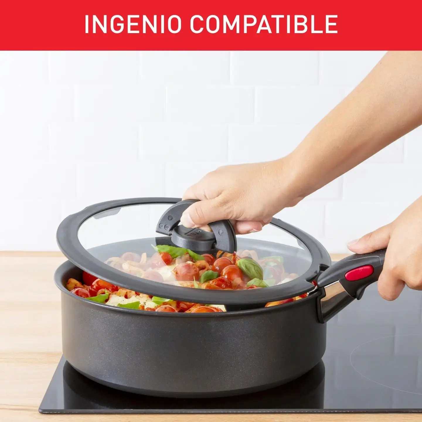 Tefal Ingenio lasikansi 20 cm L9846302 - 4