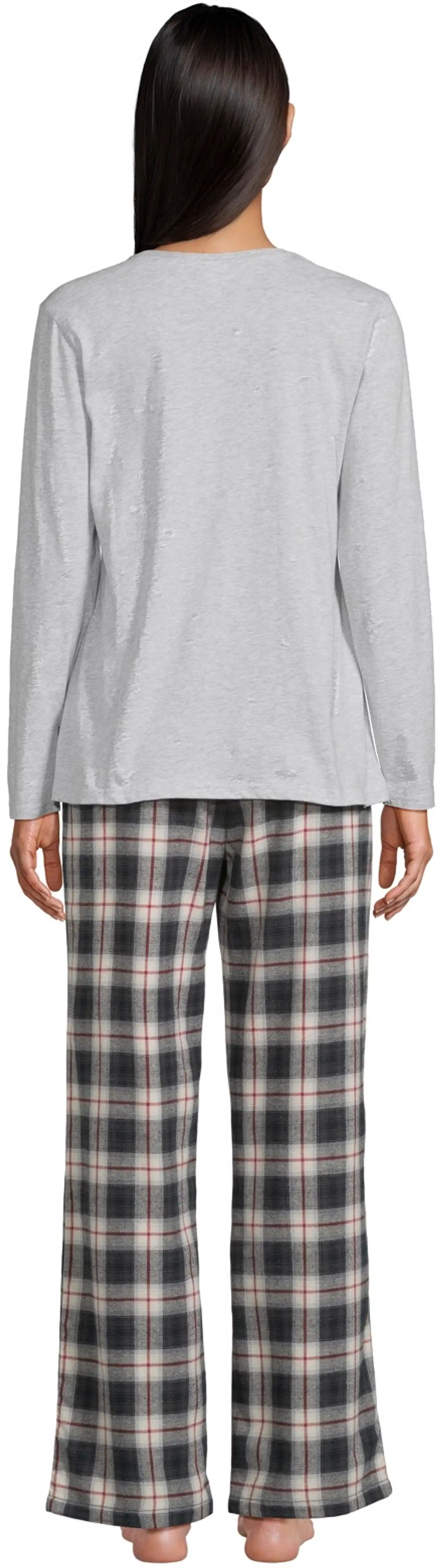 House naisten pyjama 212H382620 - Grey check - 2