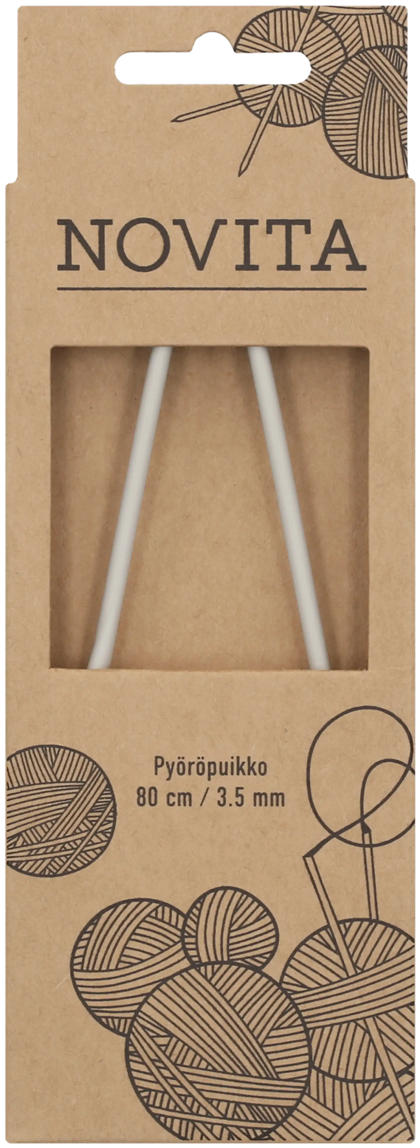 Novita Pyöröpuikko 80 cm - 3,5mm - 1