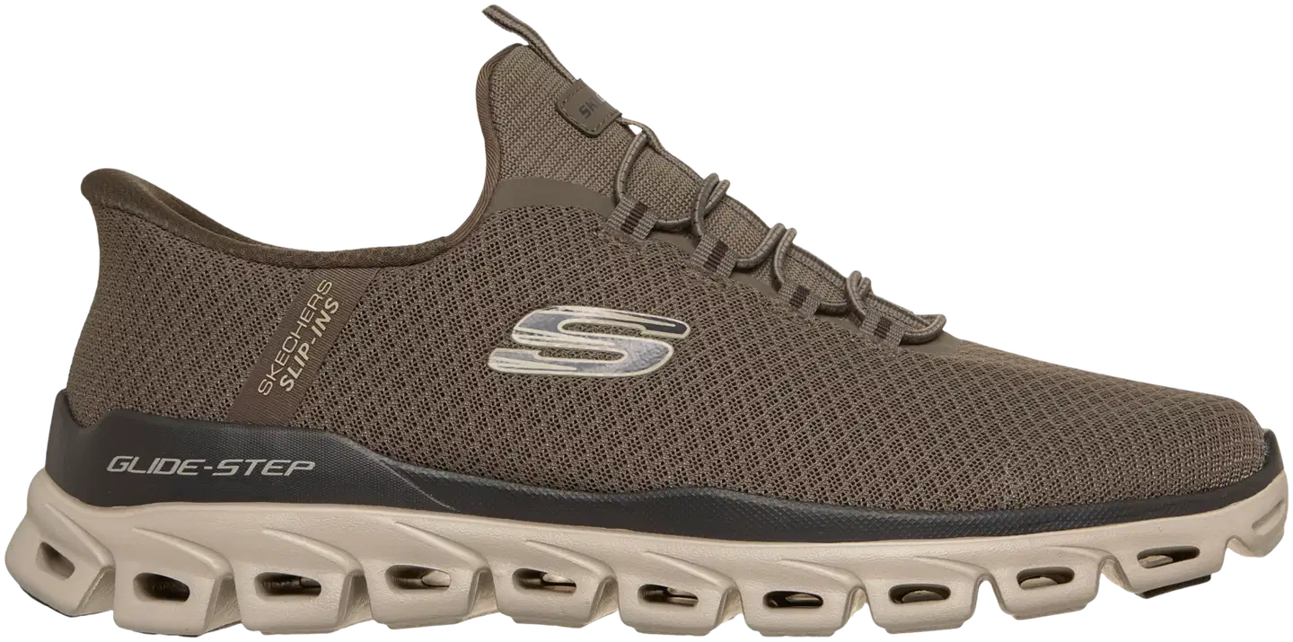 Skechers miesten vapaa-ajan lenkkari Glide-Step Noxus Brown - Brown - 3