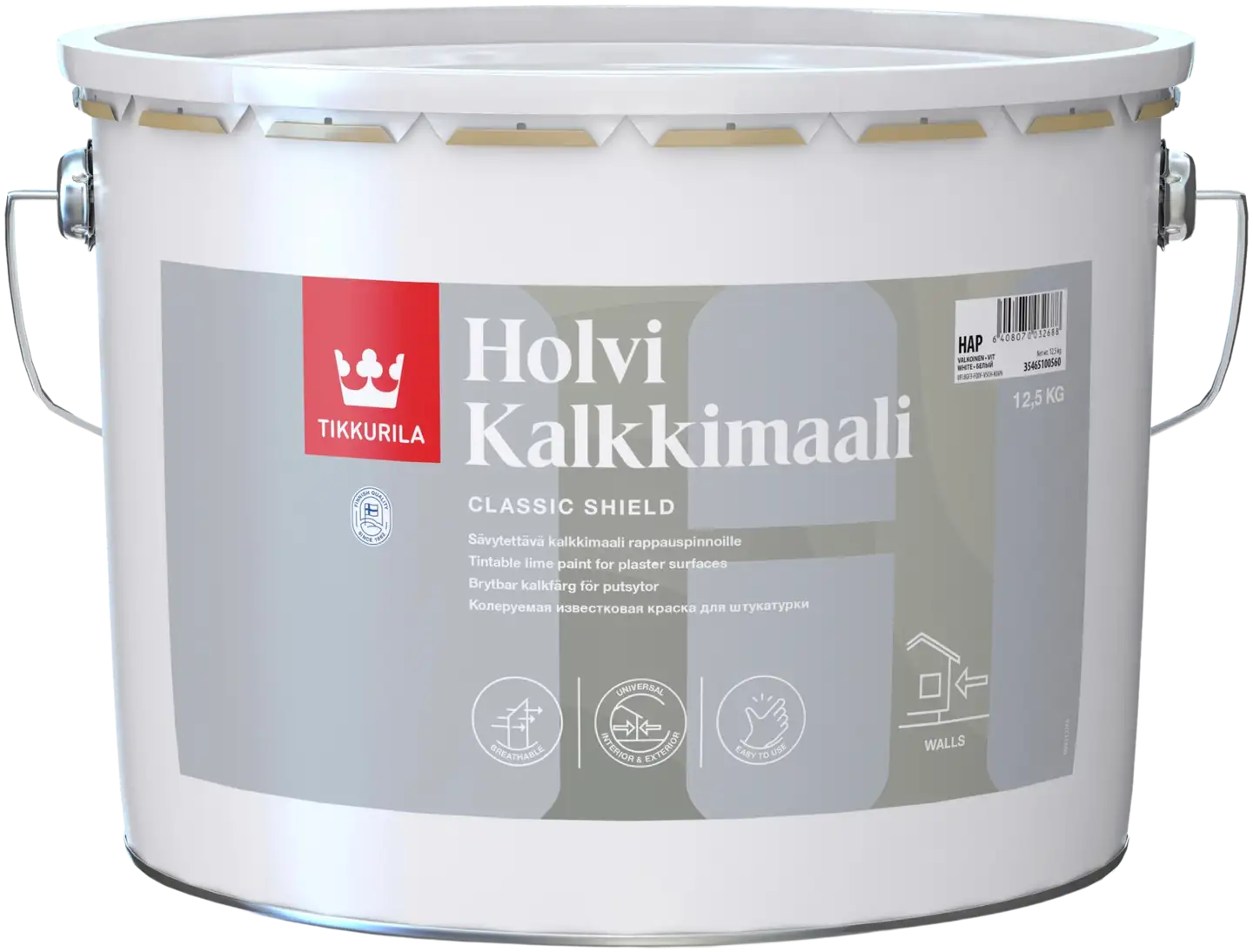 Tikkurila Holvi kalkkimaali 12,5kg HAP valkoinen sävytettävissä täyshimmeä