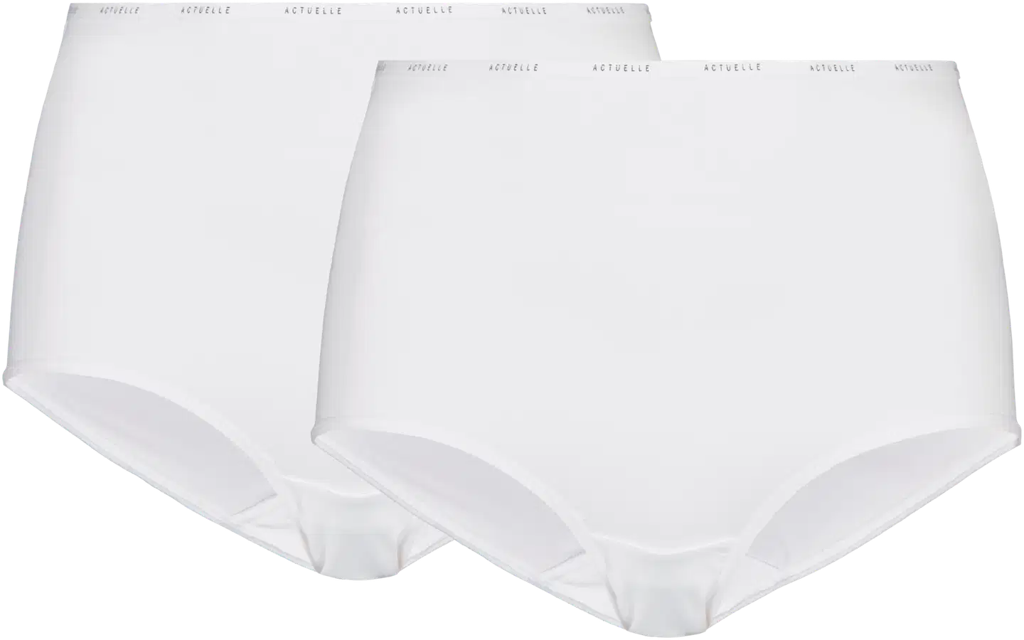 Actuelle naisten alushousut Maxi Basic 2-pack - Valkoinen - 1