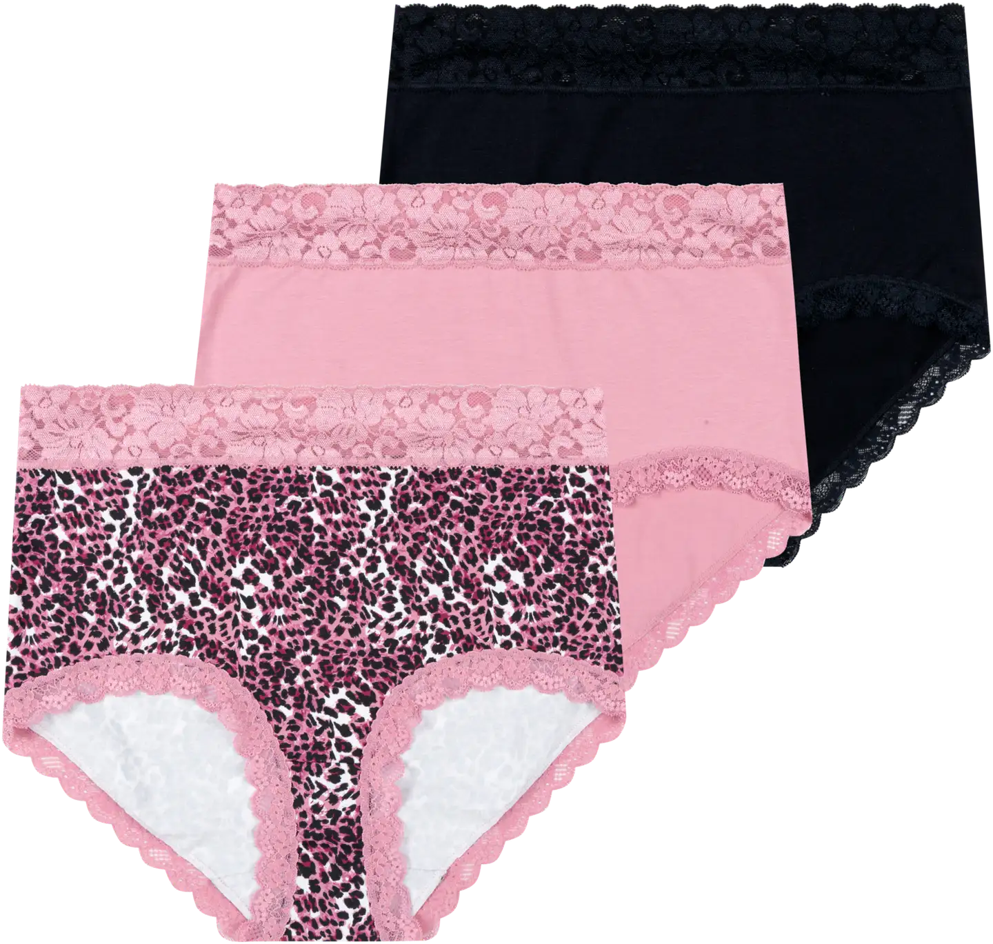Actuelle naisten maxi-alushousut 210A332505 3-pack - Multicolor - 1