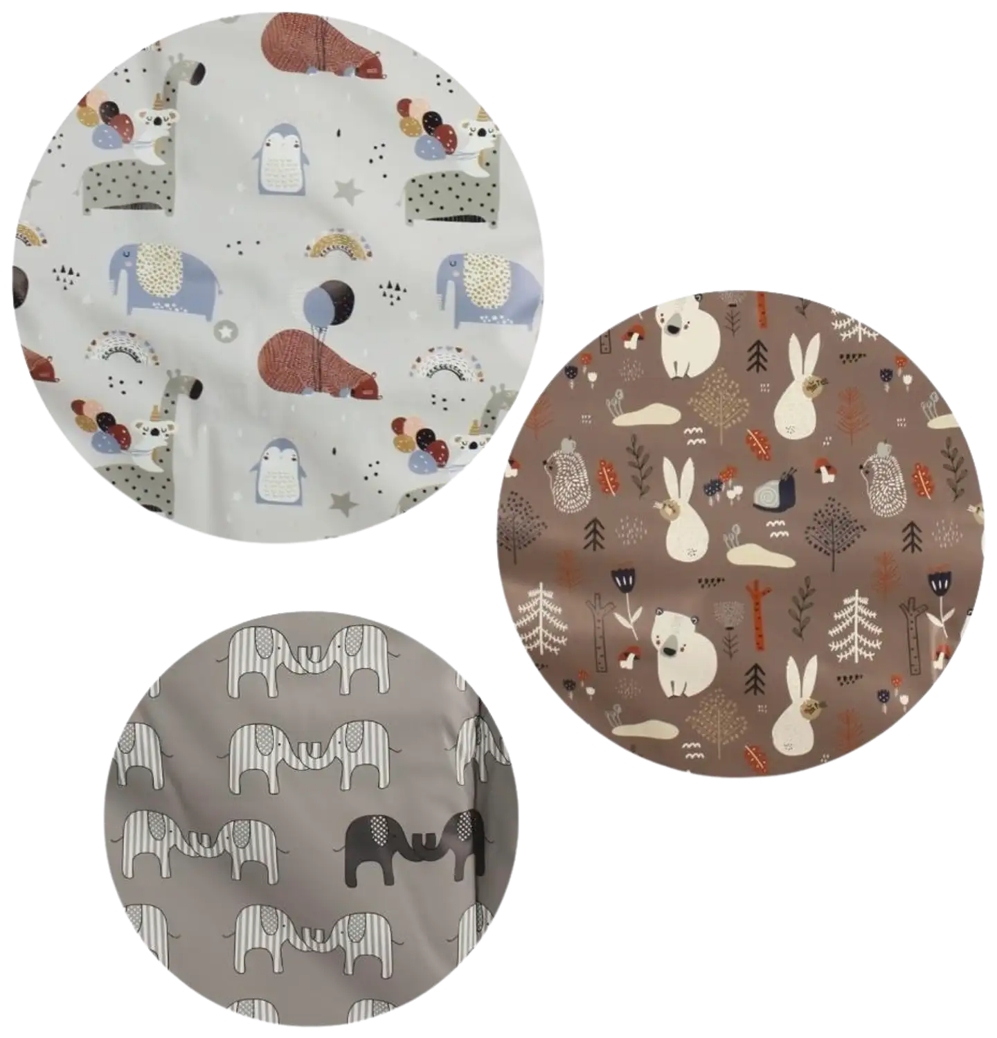 Emma hoitoalusta norsut 70x53 cm beige - 5