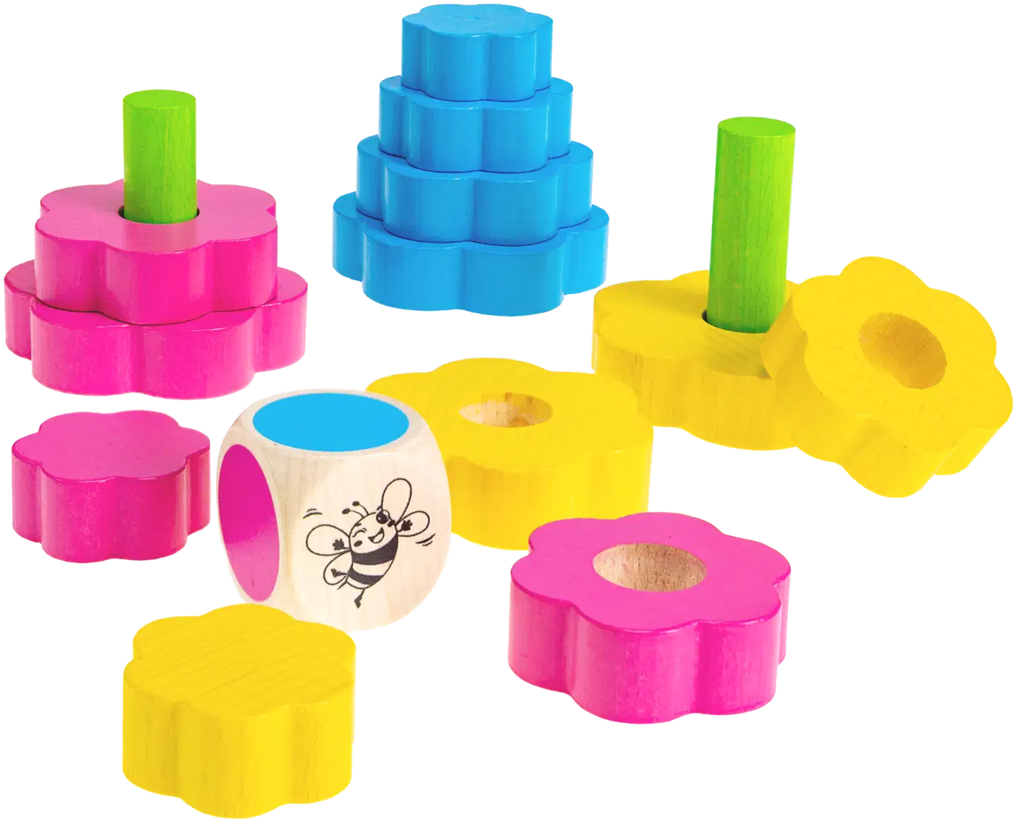 Heros peli My First Game Busy Bee Stacking Garden - 2