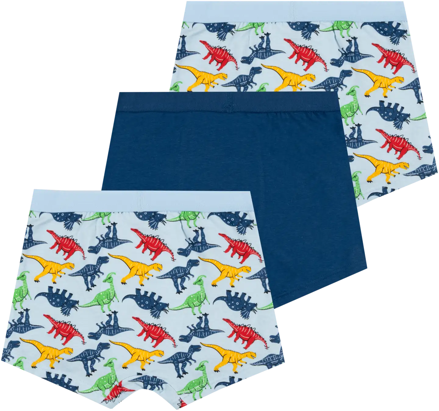 House lasten bokserit Dino 231H260811 3-pack - LIGHT BLUE AOP - 2