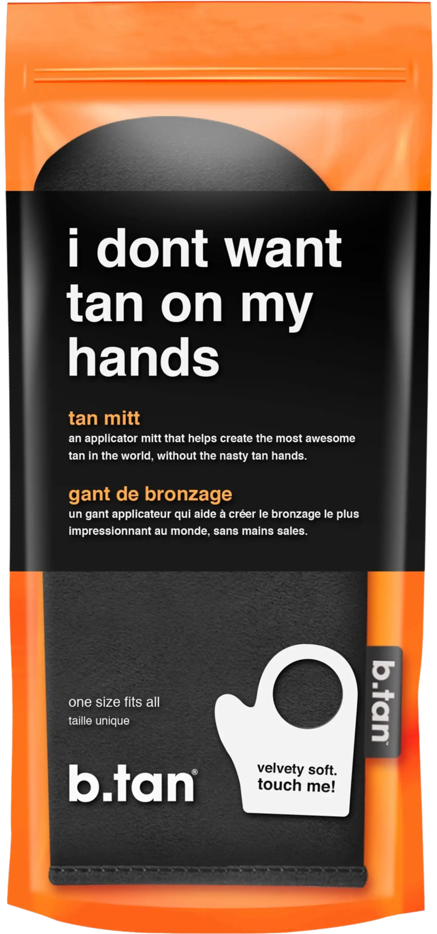 B Tan i don't want tan on my hands itseruskettavan levityskinnas