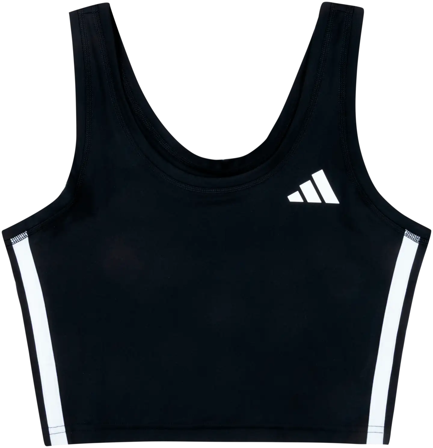 adidas naisten liivitoppi Crop 3S JF8915 - BLACK - 1
