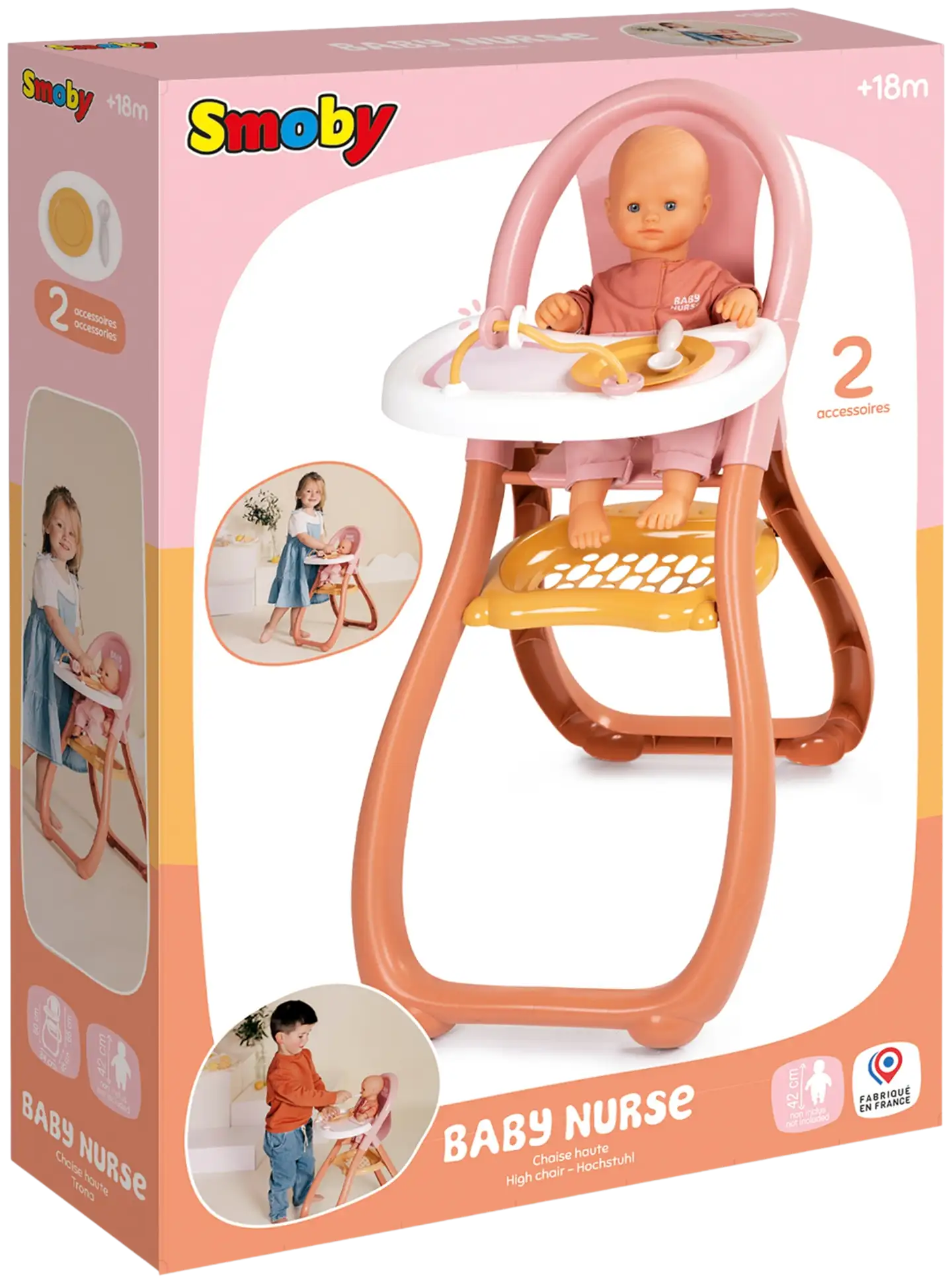 Smoby Baby Nurse Nuken syöttötuoli - 3