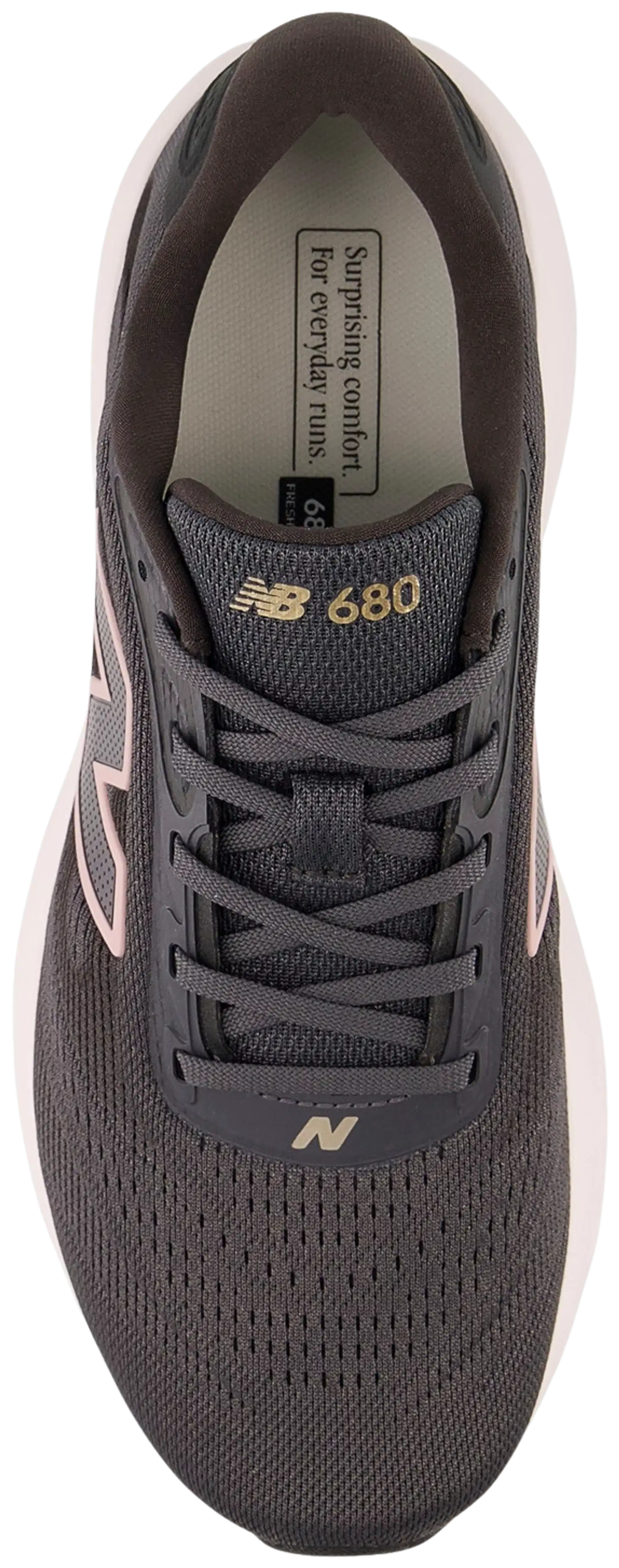 New Balance naisten juoksujalkineet 680 v9 - BLACK CEMENT - 5