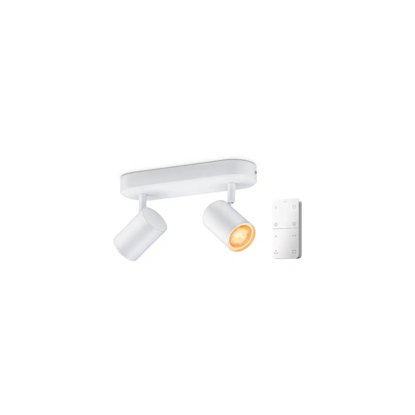 Philips Smart Lighting BOS kohdevalaisin GU10 5W RGB + säädettävä valkoinen 2 kpl kaukosäätimellä - 4
