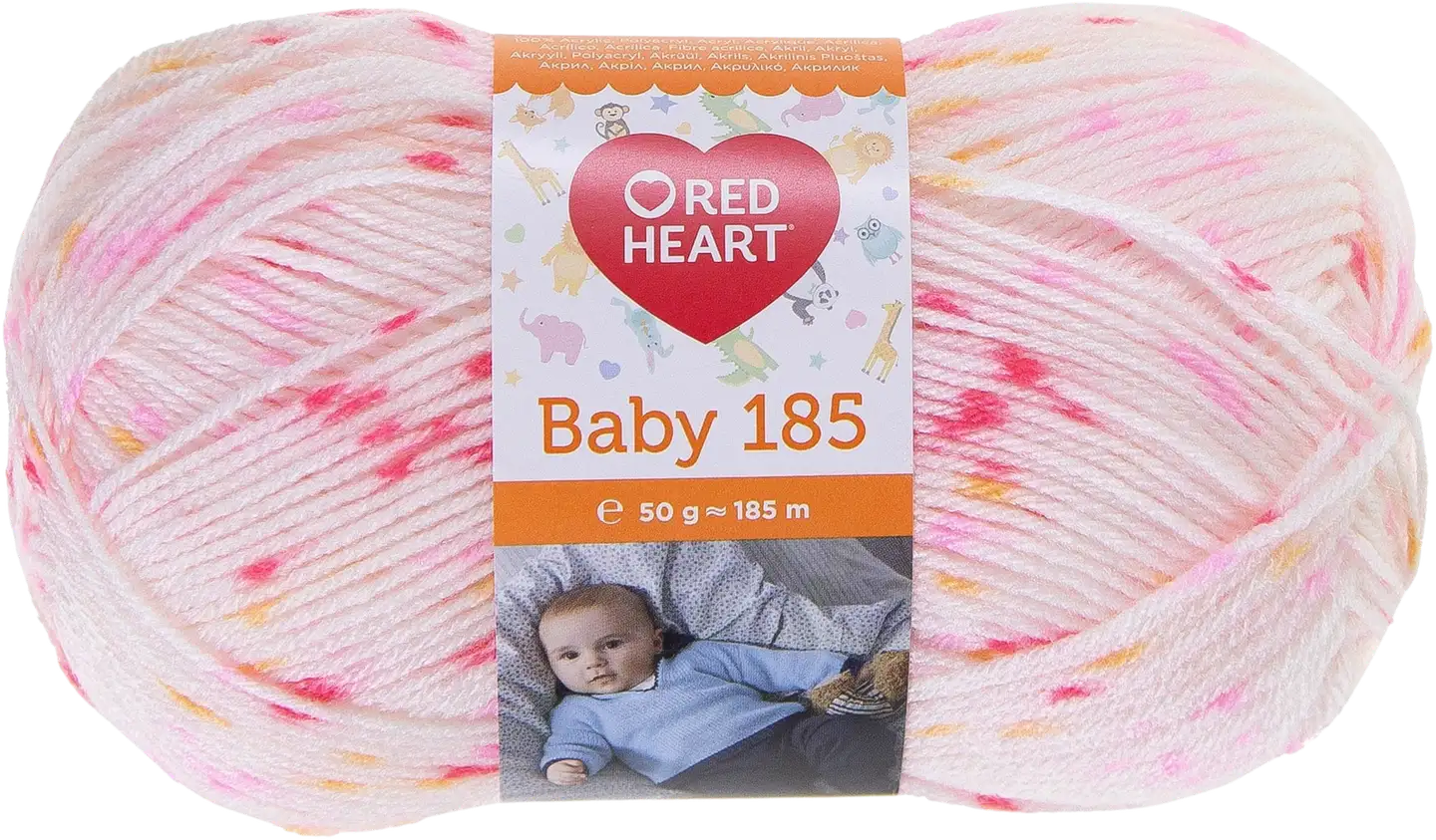 Red Heart Baby neulelanka 50g flamingo