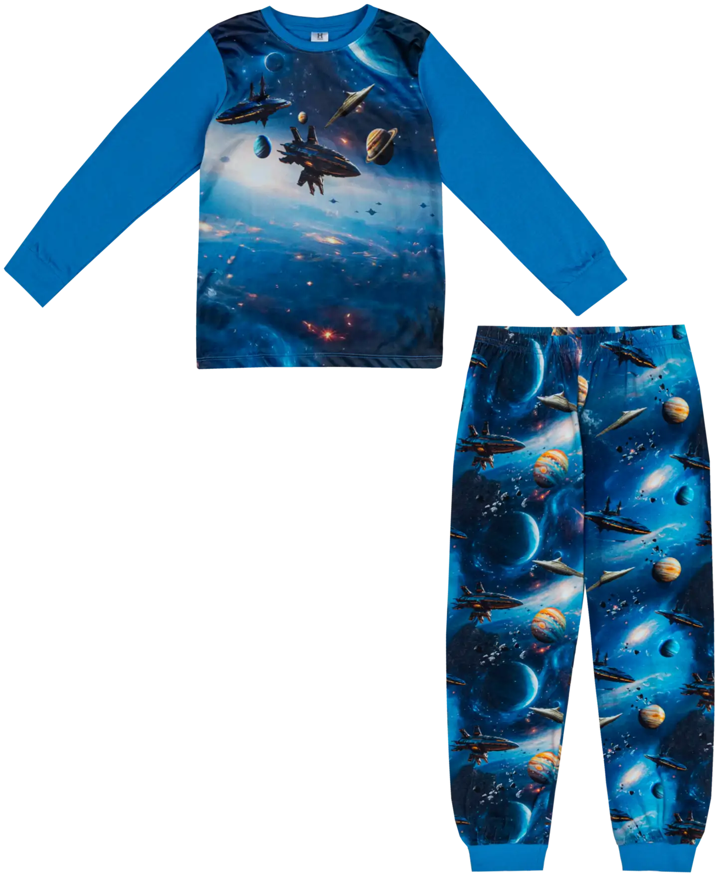 House lasten pyjama avaruus 232H382510 - Blue - 1