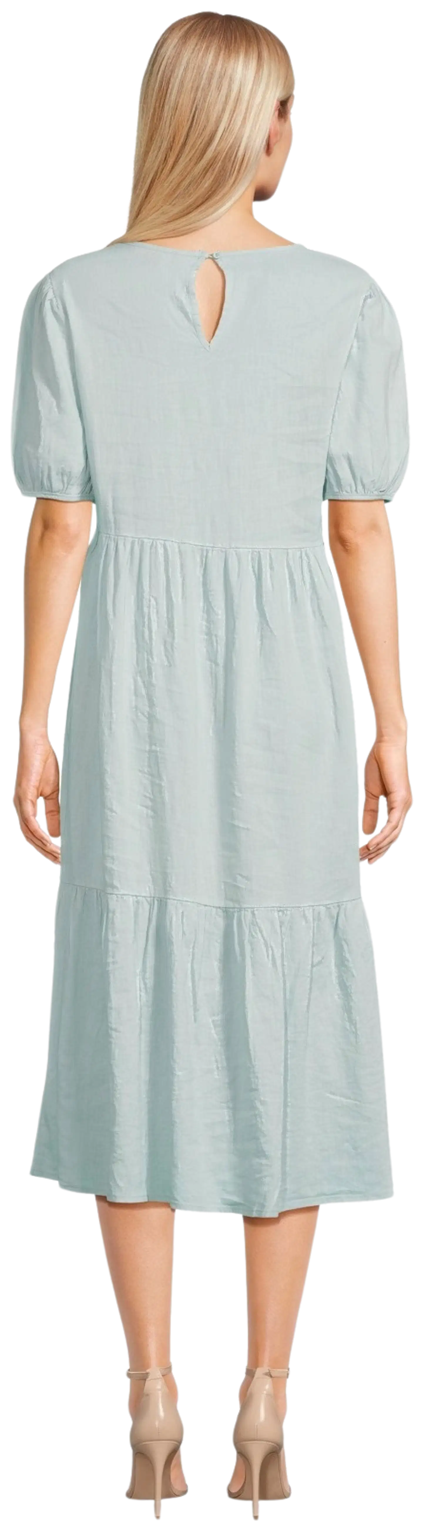 London Fog naisten pellavasekoitemekko 218L261703 - surf spray - 3