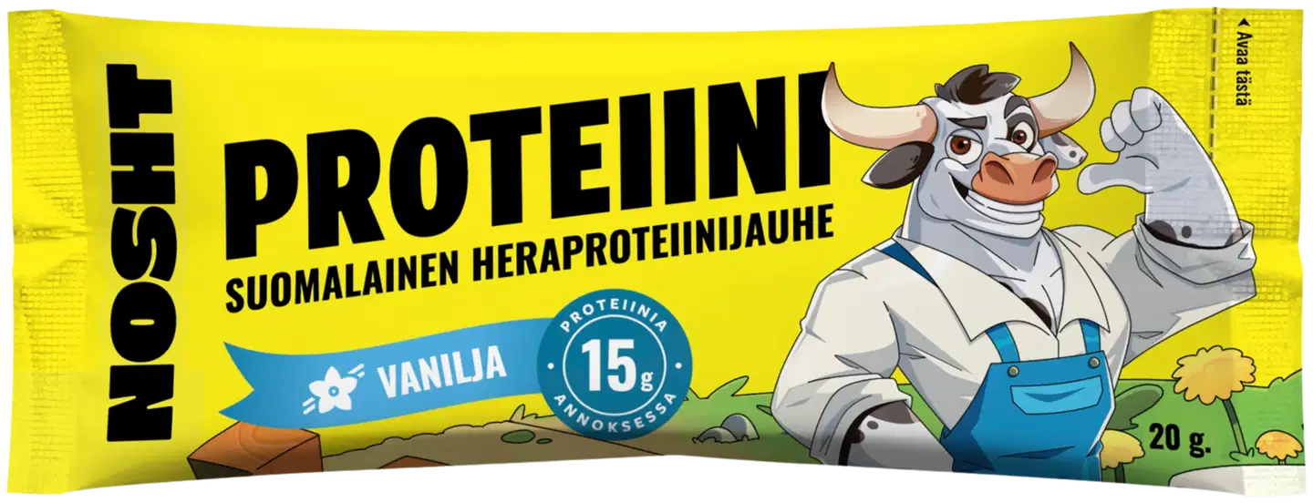 Nosht Suomalainen Heraproteiinijauhe Vanilja 20g