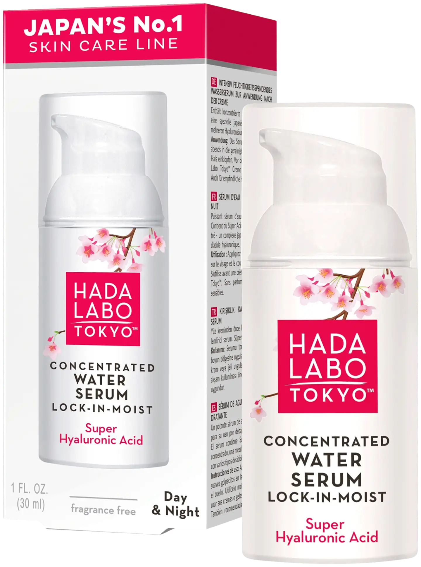 HADA LABO Concentrated Water Serum Lock-in-Moist seerumi 30ml