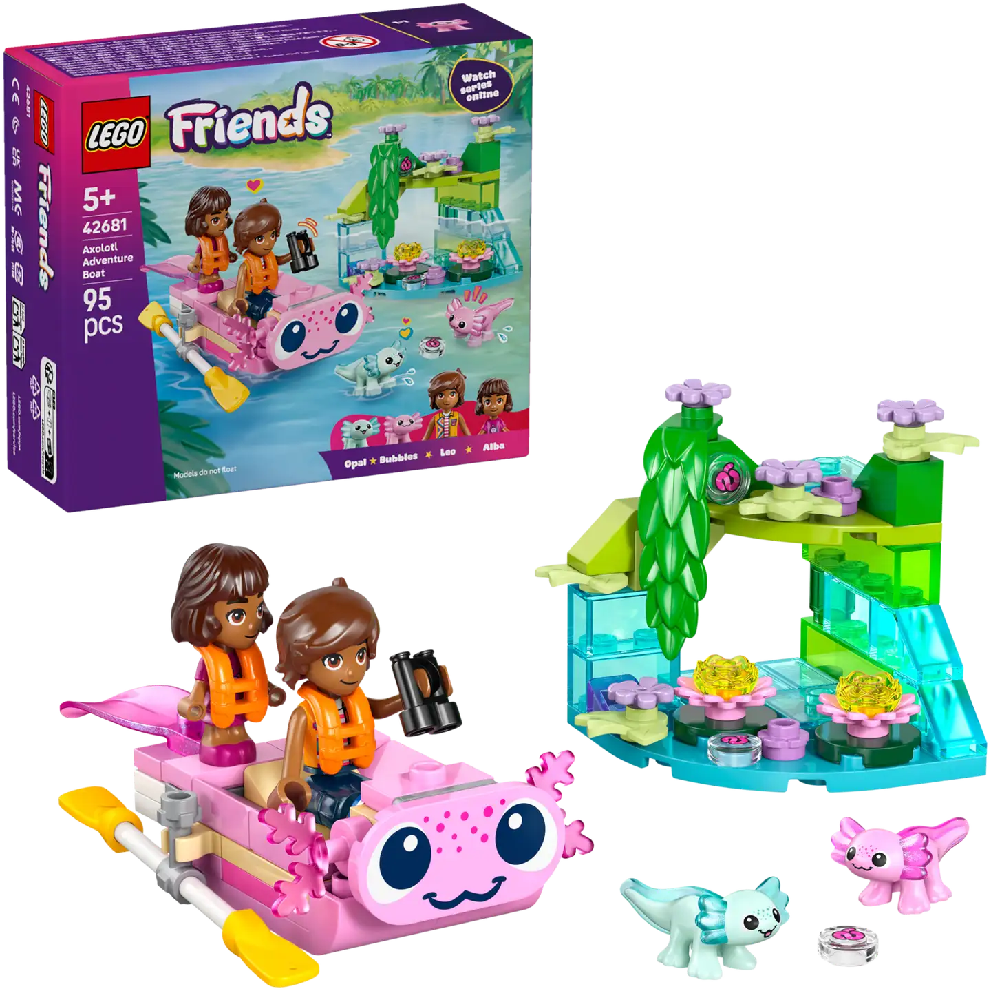 LEGO® LEGO Friends 42681 Aksolotli-seikkailuvene - 1