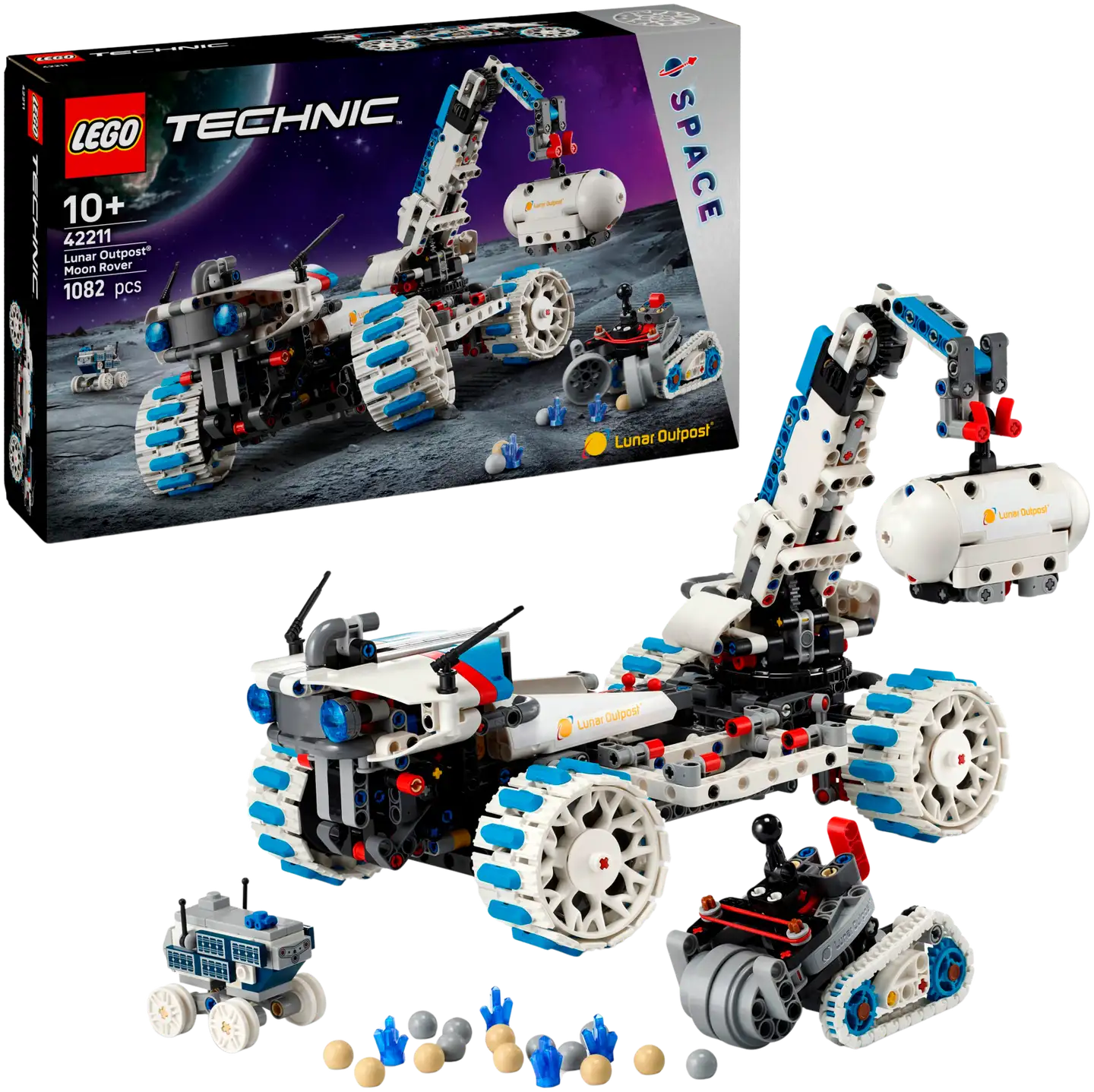 LEGO Technic 42211 Lunar Outpost™ avaruusmönkijä - 1