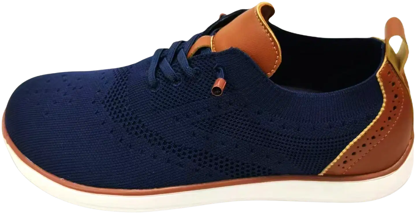 House miesten paljasjalkakengät Icarus BF K-S6124NAV - Navy/brown - 3