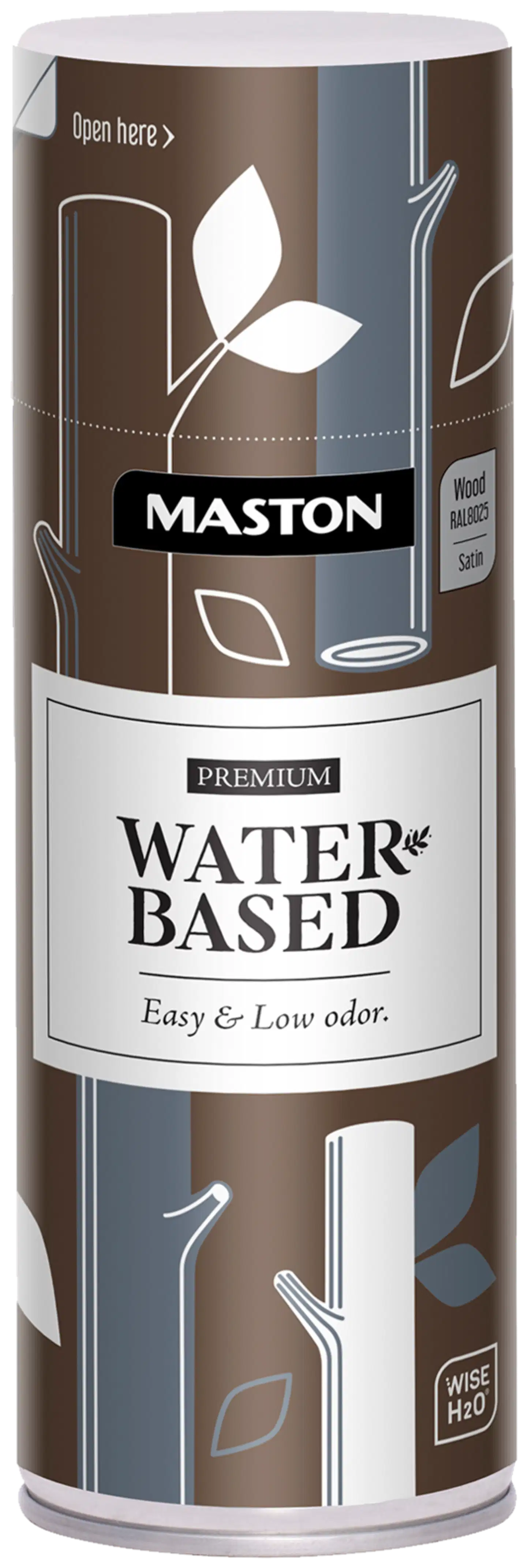 Maston spraymaali Water-Based 350 ml Wood RAL8025