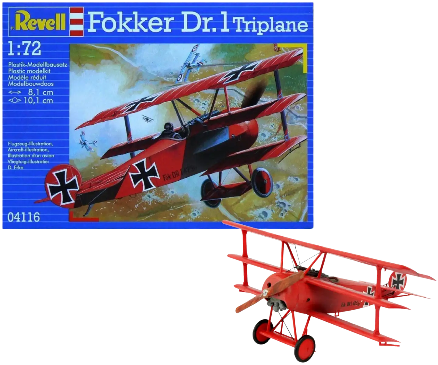 Revell potkurikoneet 1:72 rakennussarja lajitelma - 1