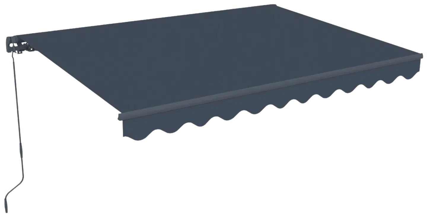 Lykke markiisi 2,95x2,5 m, tummanharmaa - 1