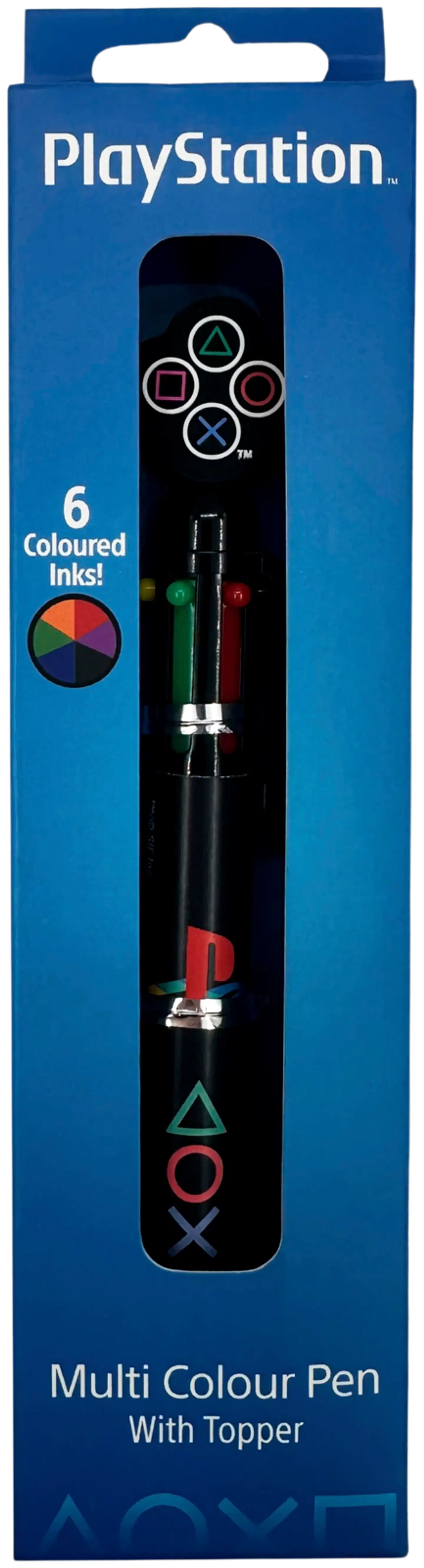 Playstation 6-värikynä topperilla