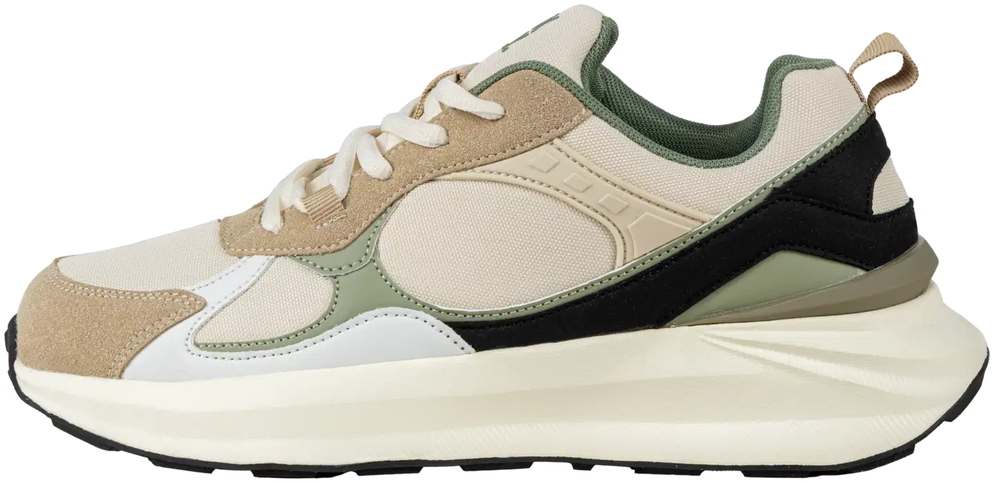 WKLY. naisten lenkkarit Valentina - Beige/green - 3