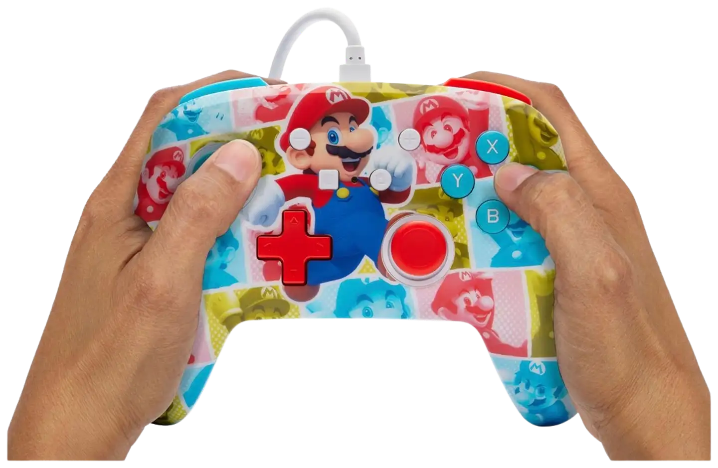 PowerA Enhanced Wired Controller peliohjain, Mario Hero Reel, Nintendo Switch - 8