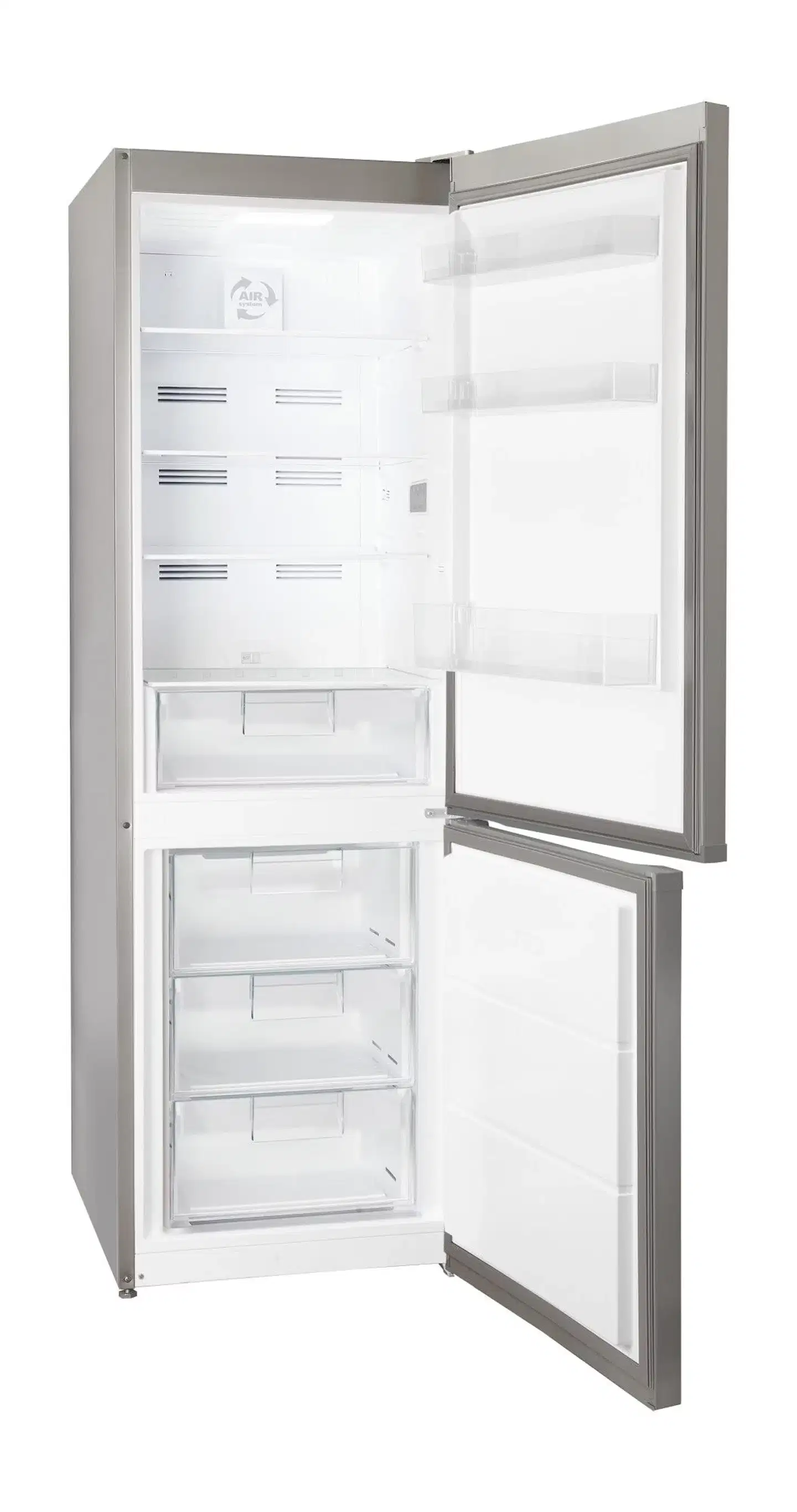 Gram jääkaappipakastin KF 411864 NX teräs - 2