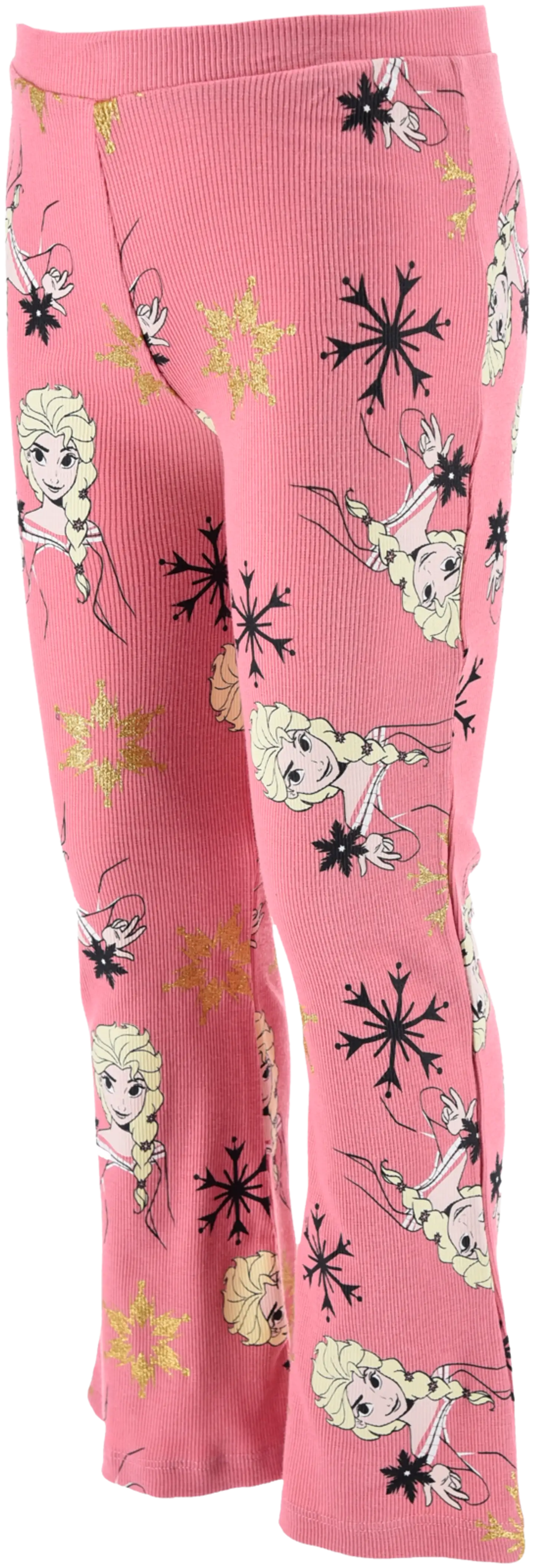 Lasten Frozen legging, laadukas kangas - pink - 2