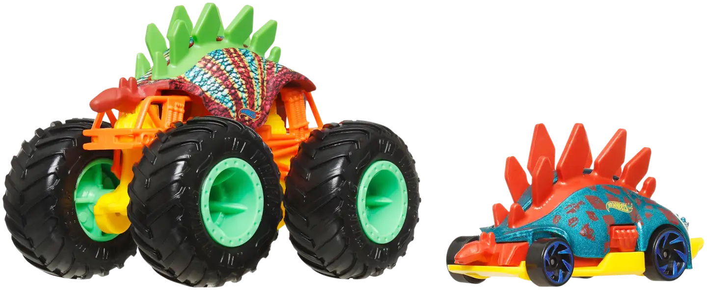 Hot Wheels monsteriauto + pikkuauto - 4