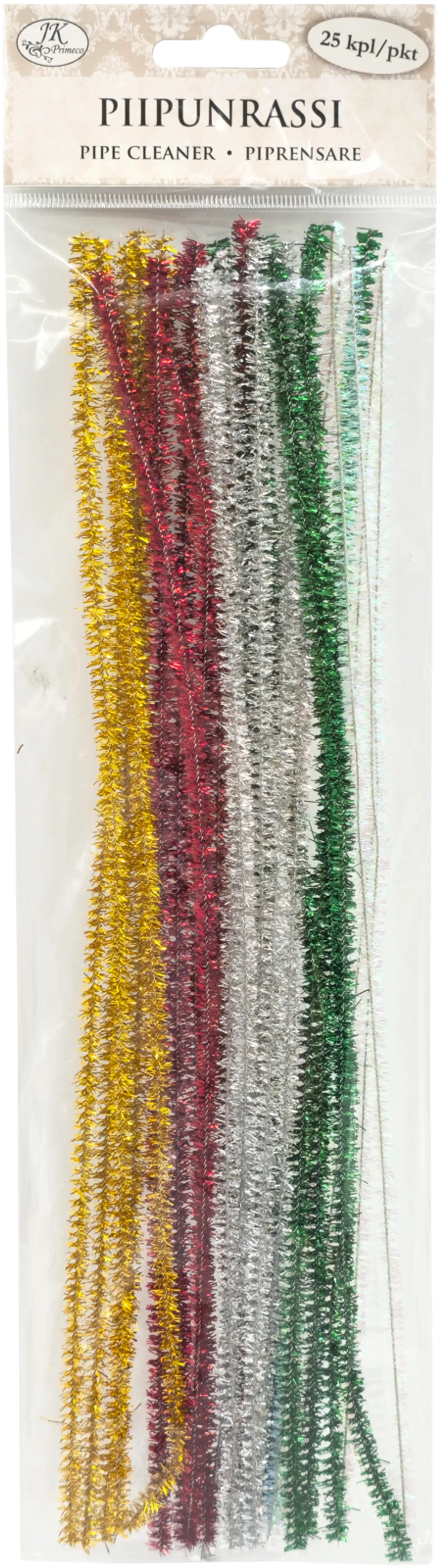 J.K. Primeco Piipunrassi Joululajitelma glitter 25kpl