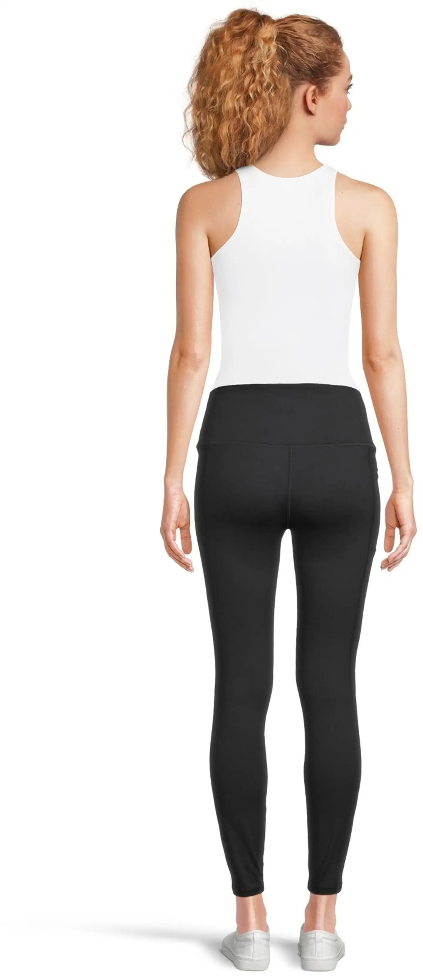 Cheetah naisten korkeavyötäröiset treenitrikoot CLP6386 - BLACK - 3