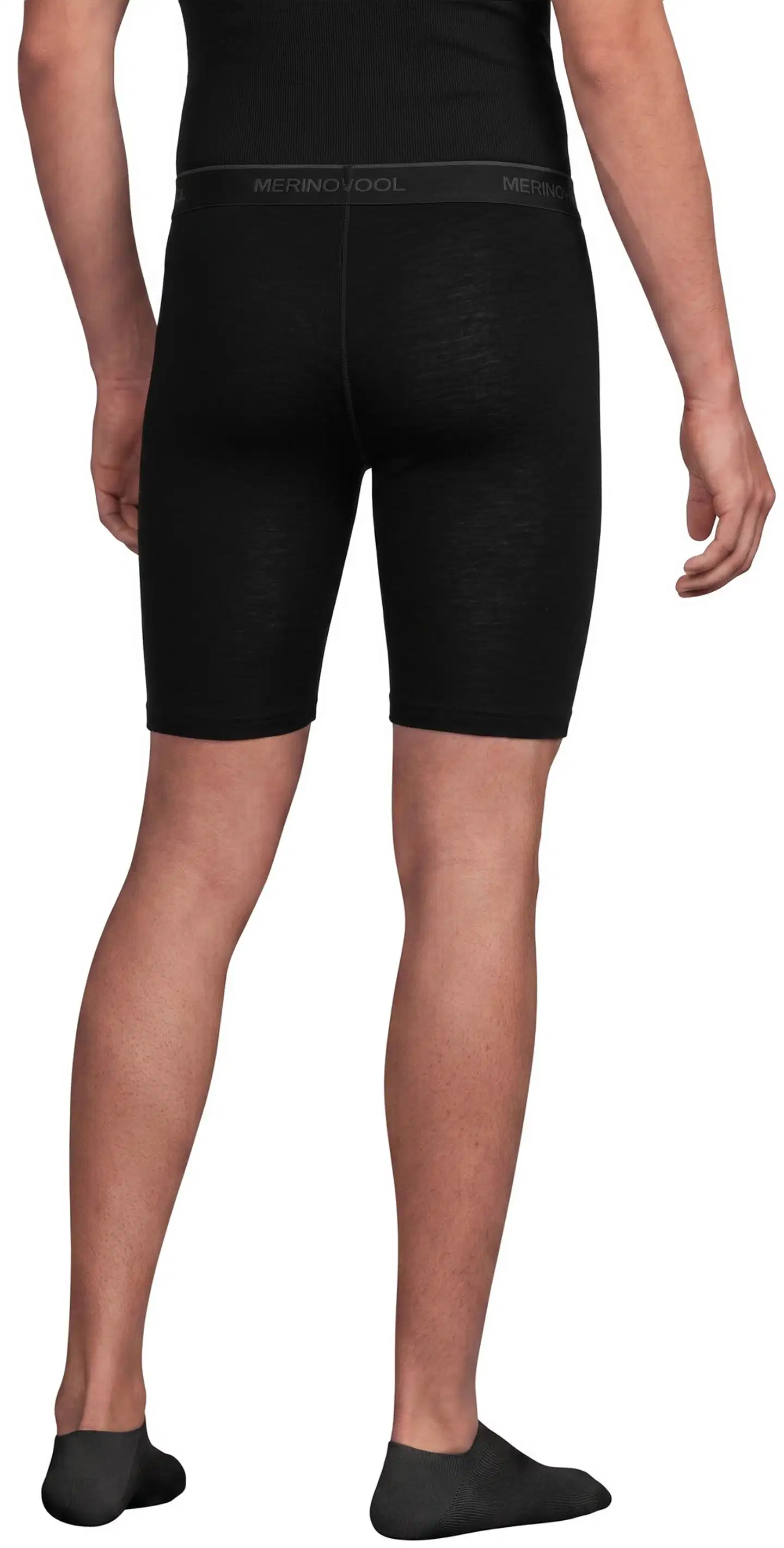 House miesten merinovilla-bermudat - Black - 3