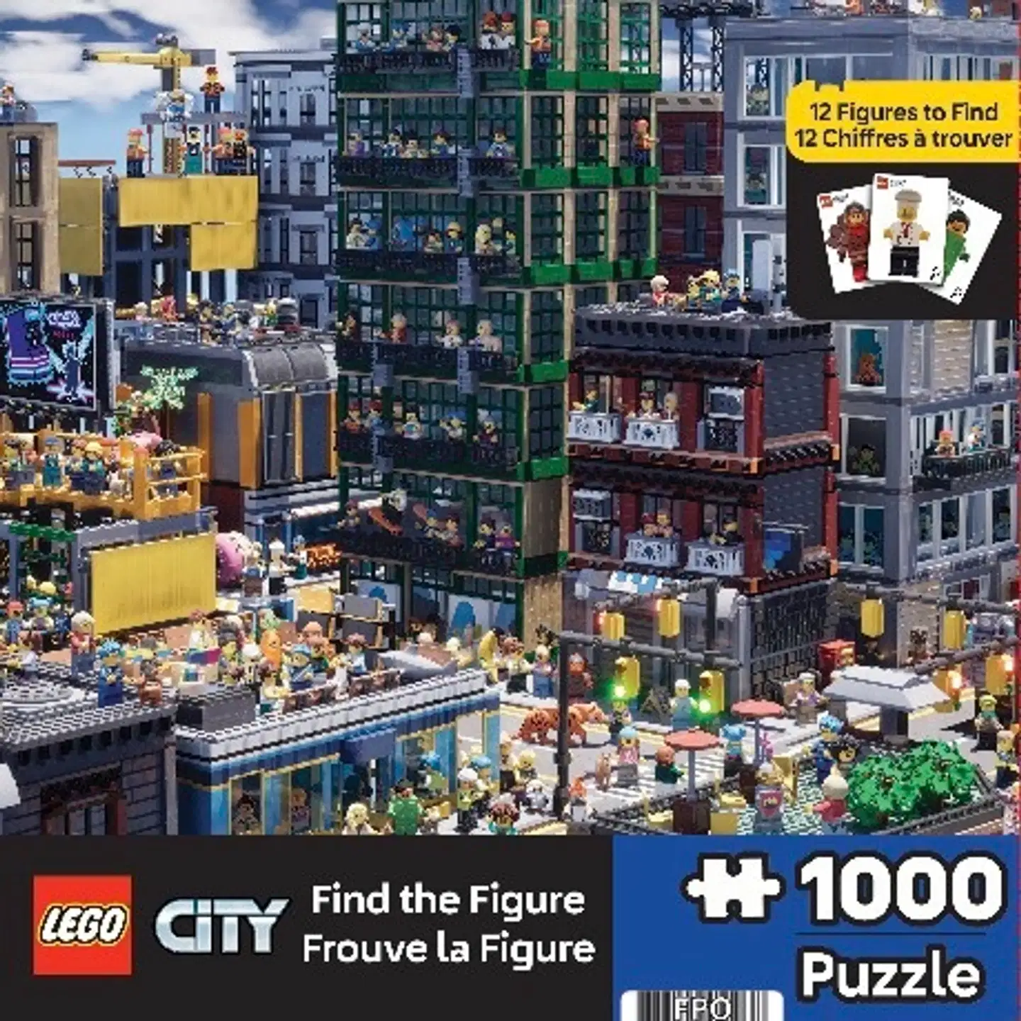 LEGO Etsi figuuri Palapeli 1000 palaa