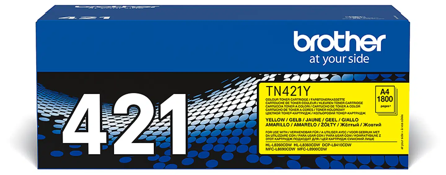 Brother laservärikasetti TN-421Y keltainen - 1