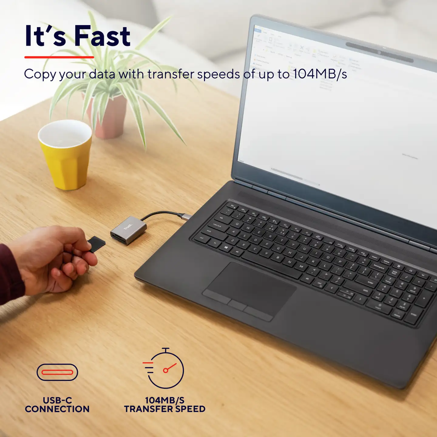 Trust Kortinlukija Dalyx fast USB-C - 7