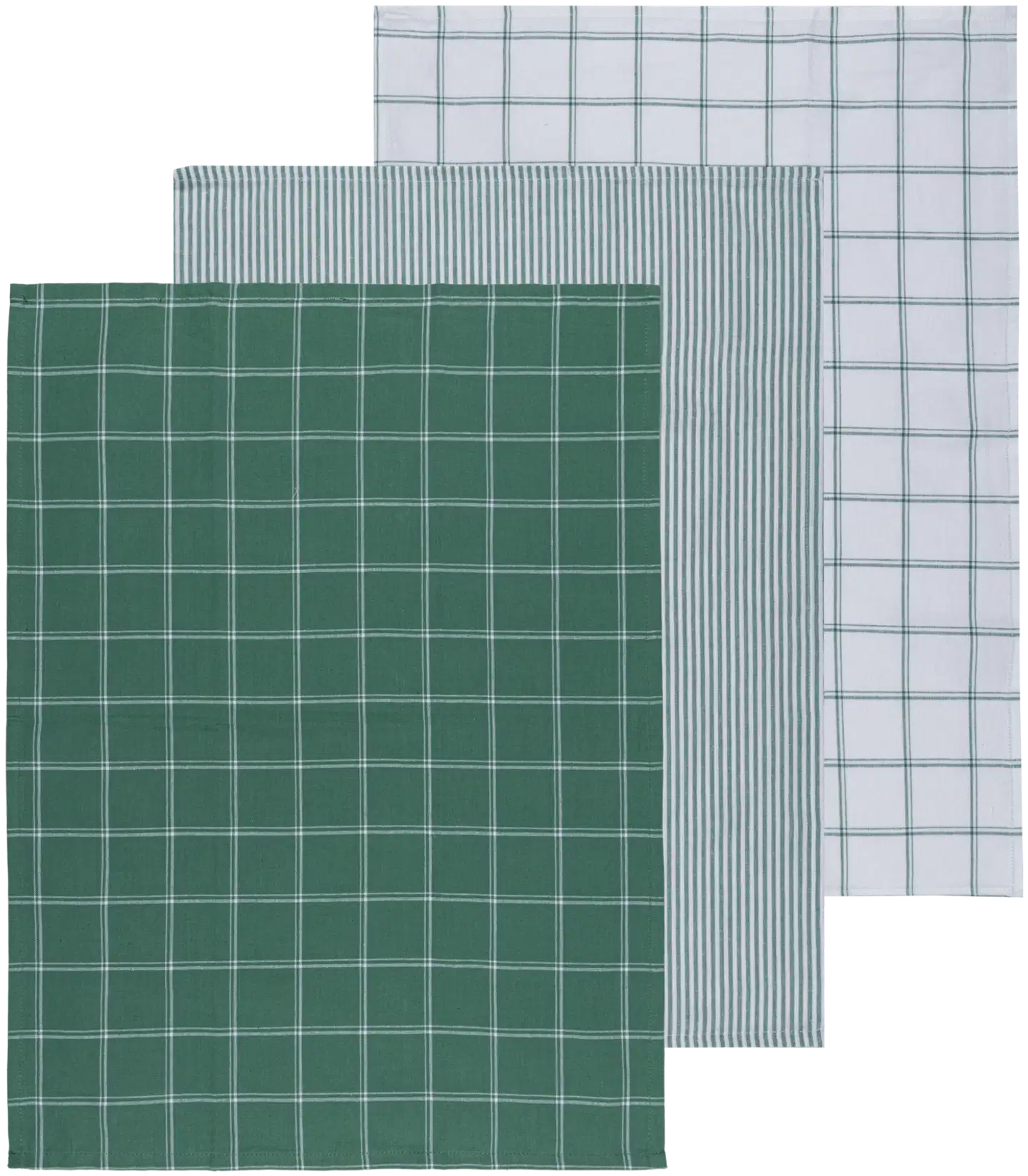 House keittiöpyyhe Green Check 50x70 cm 3-pack - 1