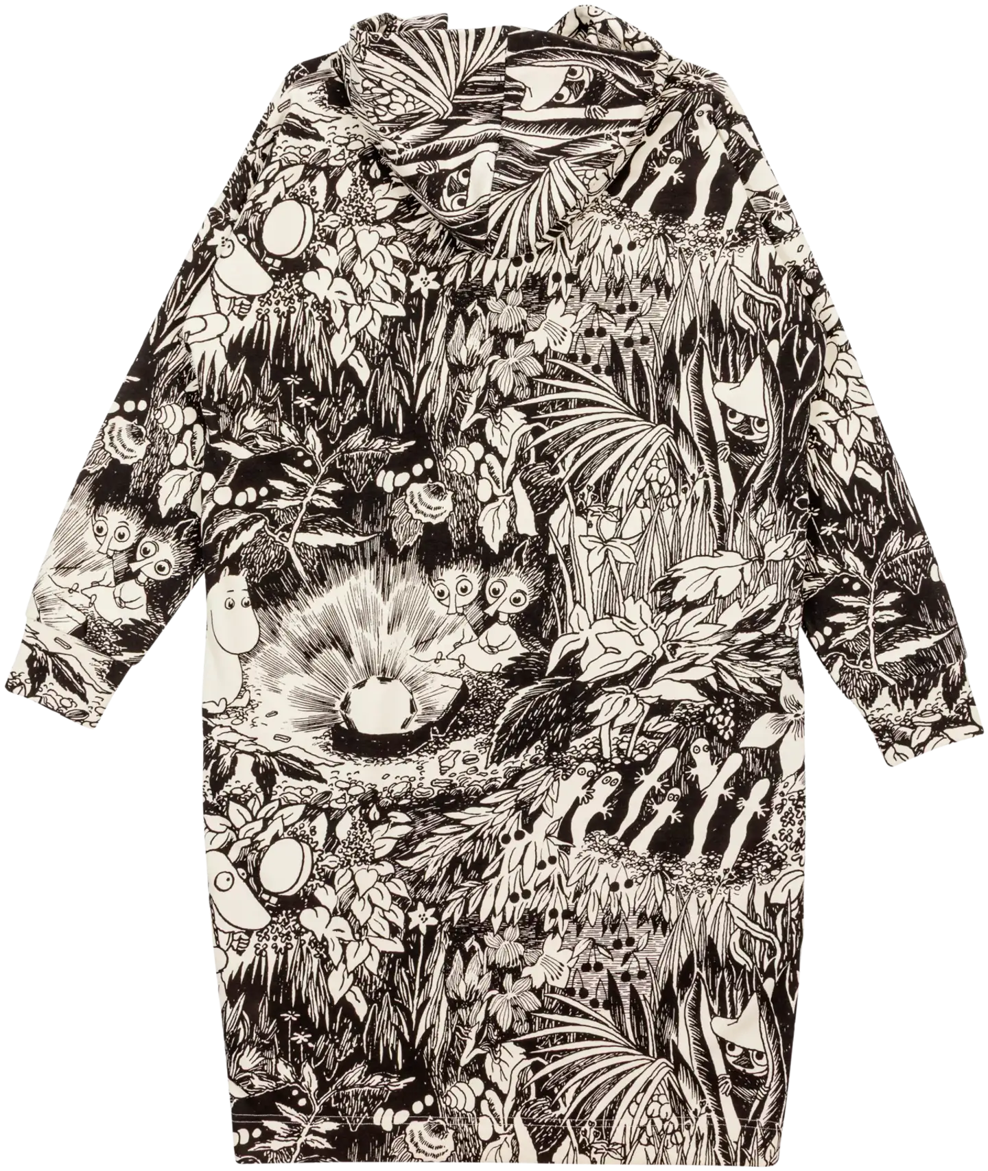 Muumi naisten hupparimekko Rubiini 590705 - Kitti - 5