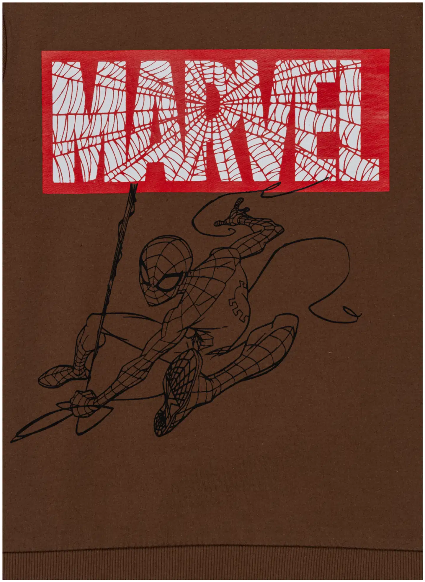 Spiderman lasten collegepaita SPQ20008 - Brown - 3